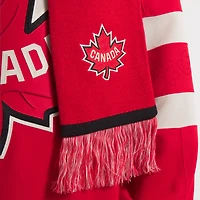 Écharpe de l'équipe de mise au jeu des 4 nations Canada 2025 Fanatics pour hommes