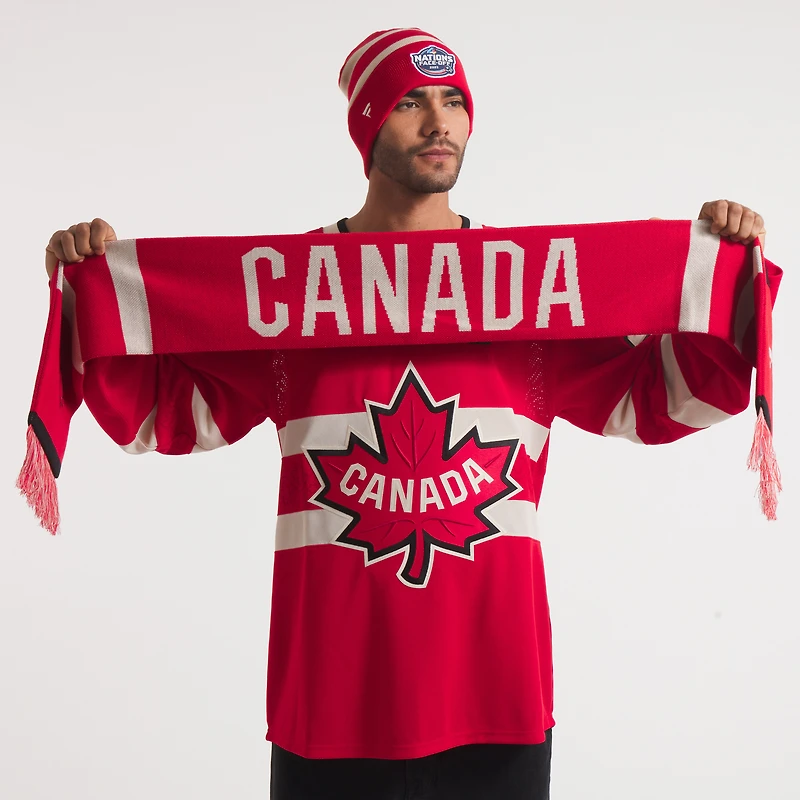Men's Fanatics Canada 2025 4 Nations Face-Off Team Scarf