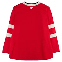 Maillot rouge premium autographié par Nathan MacKinnon, Cale Makar, Sam Reinhart et Jordan Binnington Canada pour le tournoi des 4 Nations - Édition limitée à 10 exemplaires