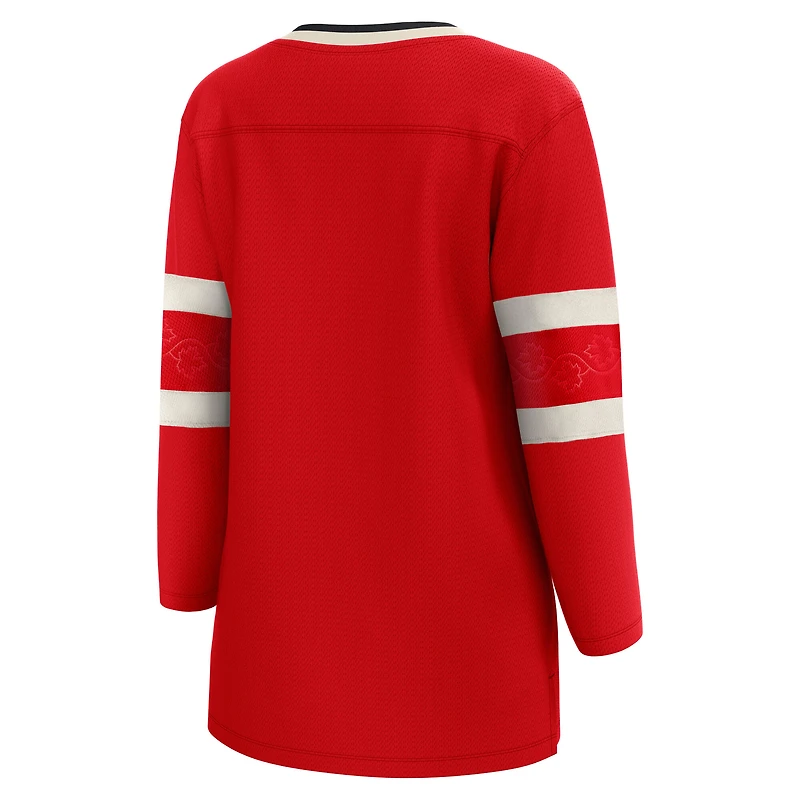 Women's Fanatics Red Canada 2025 4 Nations Face-Off Breakaway Jersey