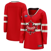 Women's Fanatics Red Canada 2025 4 Nations Face-Off Breakaway Jersey
