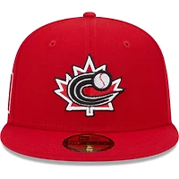 Men's New Era Red Canada Baseball 2023 World Classic 59FIFTY - Fitted Hat