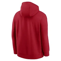 Men's Nike Red Canada Baseball 2026 World Classic Club Hoodie