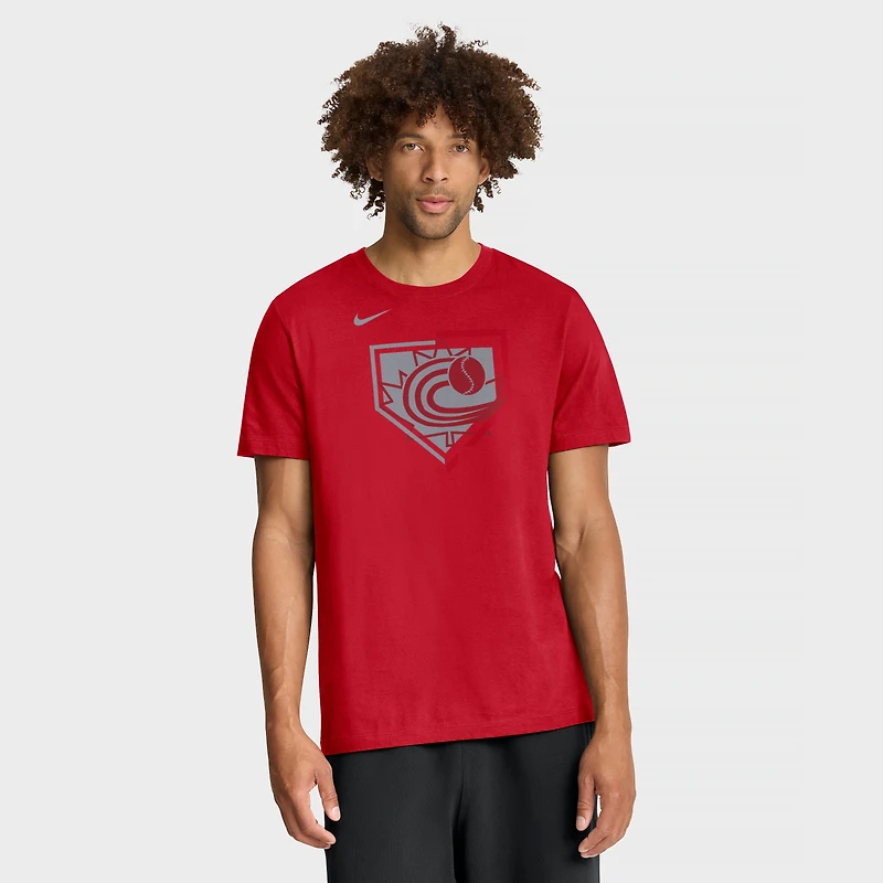 T-shirt Nike rouge Canada Baseball 2026 World Classic Icon pour homme