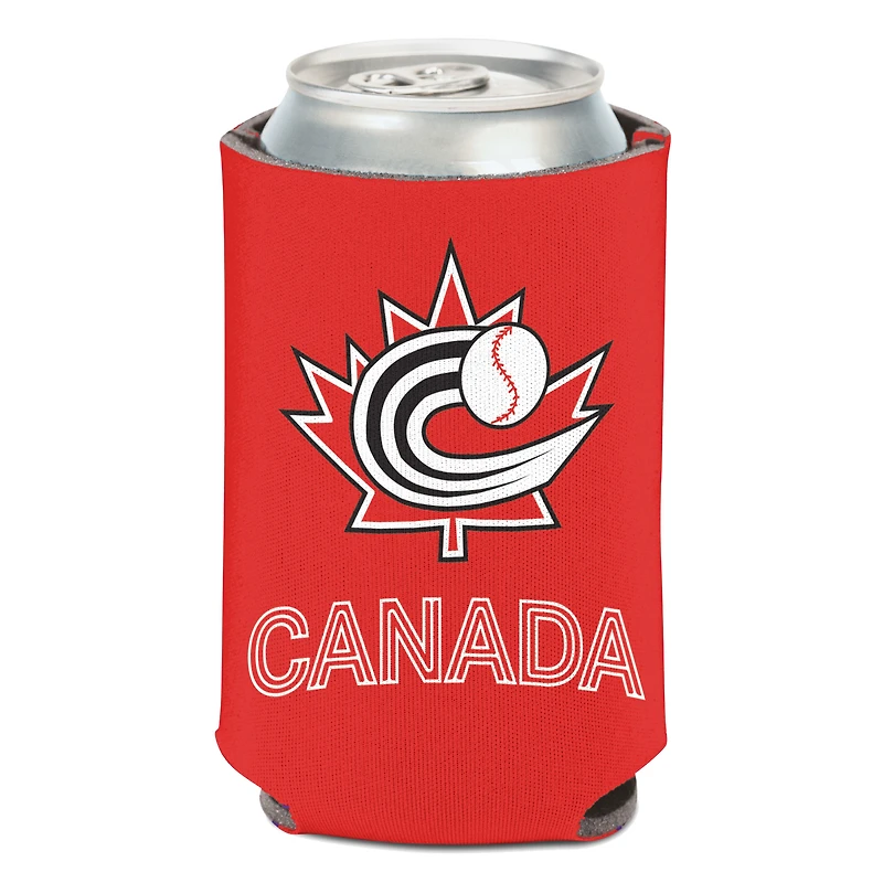 Refroidisseur de canette WinCraft Canada Baseball 12 oz Classique mondiale de baseball 2023