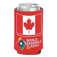 WinCraft Canada Baseball 12 oz. Refroidisseur de canettes World Baseball Classic 2023
