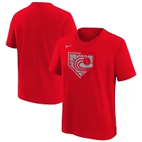 Youth Nike Red Canada Baseball 2026 World Classic Homeplate T-Shirt