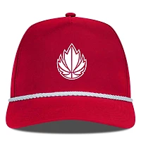 Men's Levelwear Red Canada Basketball Gambit Adjustable Hat