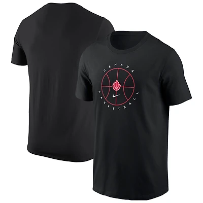 Men's Nike  Black Canada Basketball Core T-Shirt