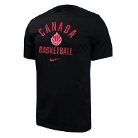Men's Nike  Black Canada Basketball Legend T-Shirt