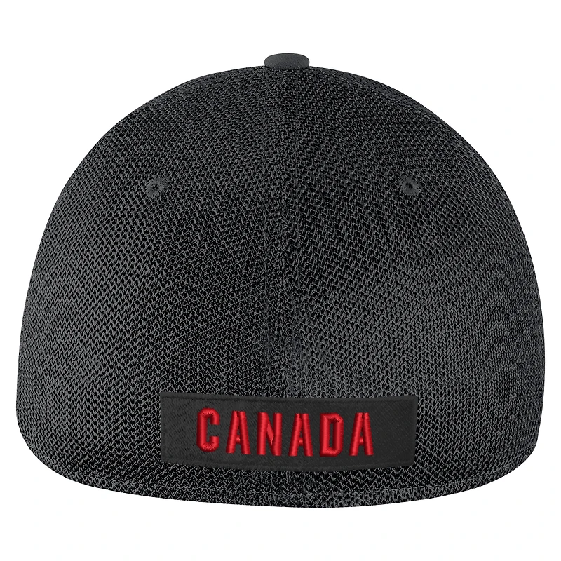 Men's Nike Black Canada Basketball Mesh Swoosh Flex Hat