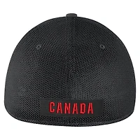 Men's Nike Black Canada Basketball Mesh Swoosh Flex Hat