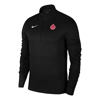 Haut à quart de zip Nike Canada Basketball Pacer Performance pour homme, noir