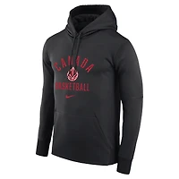 Men's Nike Black Canada Basketball Therma Pullover Hoodie