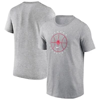 Men's Nike  Dark Heather Gray Canada Basketball Core T-Shirt