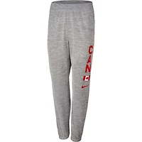 Men's  Nike Gray Canada Basketball Practice Fleece Pants