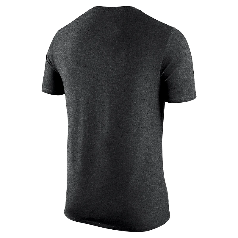 Men's Nike Heather Black Canada Basketball Tri-Blend T-Shirt