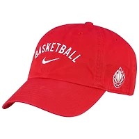 Men's Nike Red Canada Basketball Campus Adjustable Hat