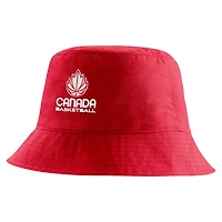 Chapeau bob Nike Canada Basketball Core pour homme, rouge