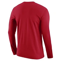 Men's Nike Red Canada Basketball Core Long Sleeve T-Shirt