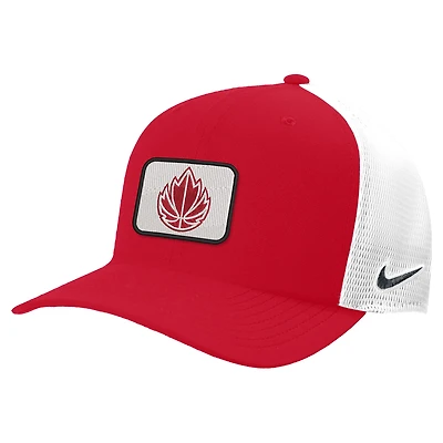 Men's Nike Red Canada Basketball Primary Classic99 Adjustable Trucker Hat
