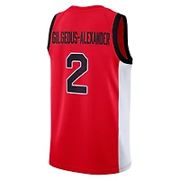 Maillot de joueur Swingman Nike Shai Gilgeous-Alexander rouge Canada Basketball 2024 été limité pour homme