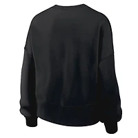 Sweat-shirt en molleton Nike noir pour femme, motif Phoenix de basketball du Canada