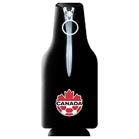 Black Canada Soccer 12oz. Logo Bottle Hugger