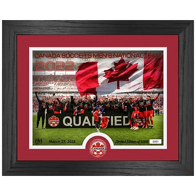 Highland Mint Canada Soccer FIFA World Cup Qatar 2022 - 13'' x 16'' Celebration Silver Coin Photo Mint