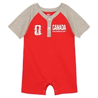 Infant Outerstuff Red Canada FIFA World Cup 2026 Country Support Bodysuit