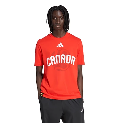 Men's adidas  Red Canada Soccer 2026 FIFA World Cup Country T- Shirt