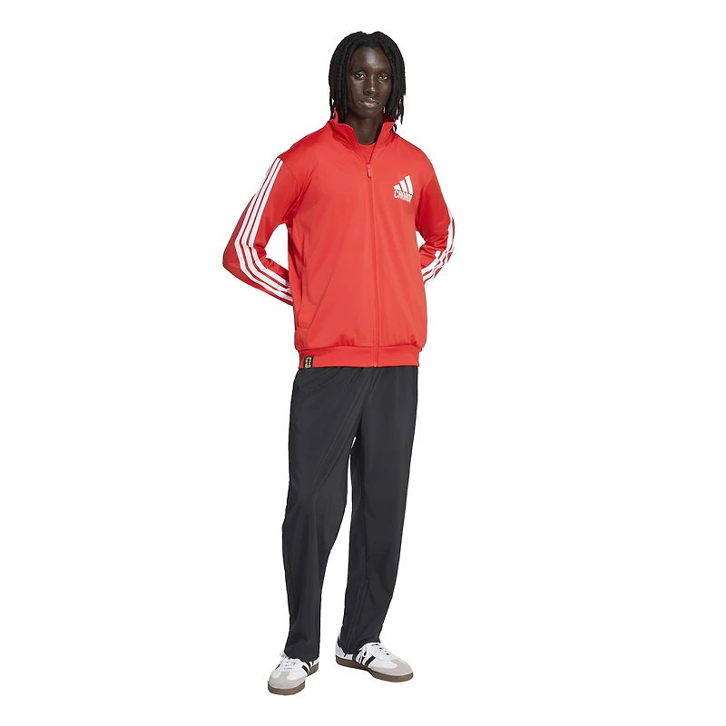 Men's adidas Red Canada Soccer 2026 FIFA World Cup Full-Zip Country Track Jacket