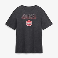Men's Red Canada Soccer Play Rare T-Shirt