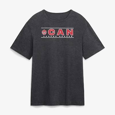 Men's Red Canada Soccer Tenacious Grit T-Shirt