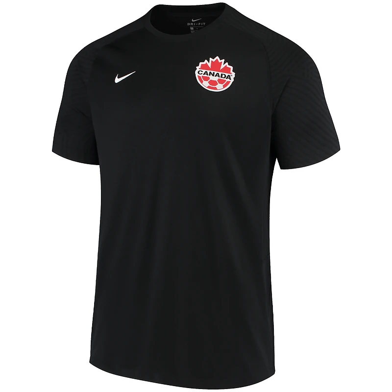 Men's Nike Black Canada Soccer 2021/22 Third - Replica Blank Jersey