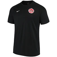 Men's Nike Black Canada Soccer 2021/22 Third - Replica Blank Jersey