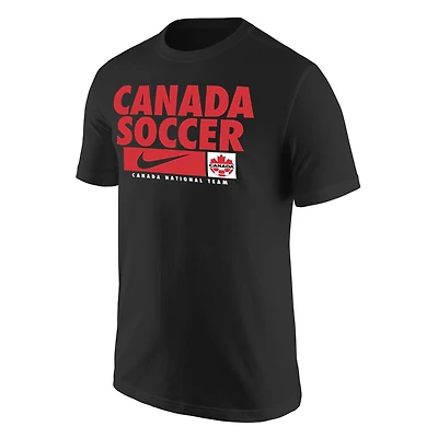 Men's Nike Black Canada Soccer Core - T-Shirt