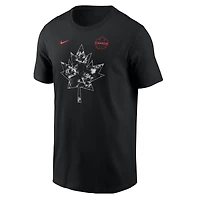 Men's Nike  Black Canada Soccer Core T-Shirt