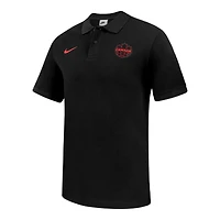 Men's Nike Black Canada Soccer Matchup Polo