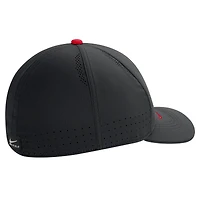 Casquette Flex Swoosh Flex Classic99 avec logo principal de Canada Soccer pour hommes, noir, noir
