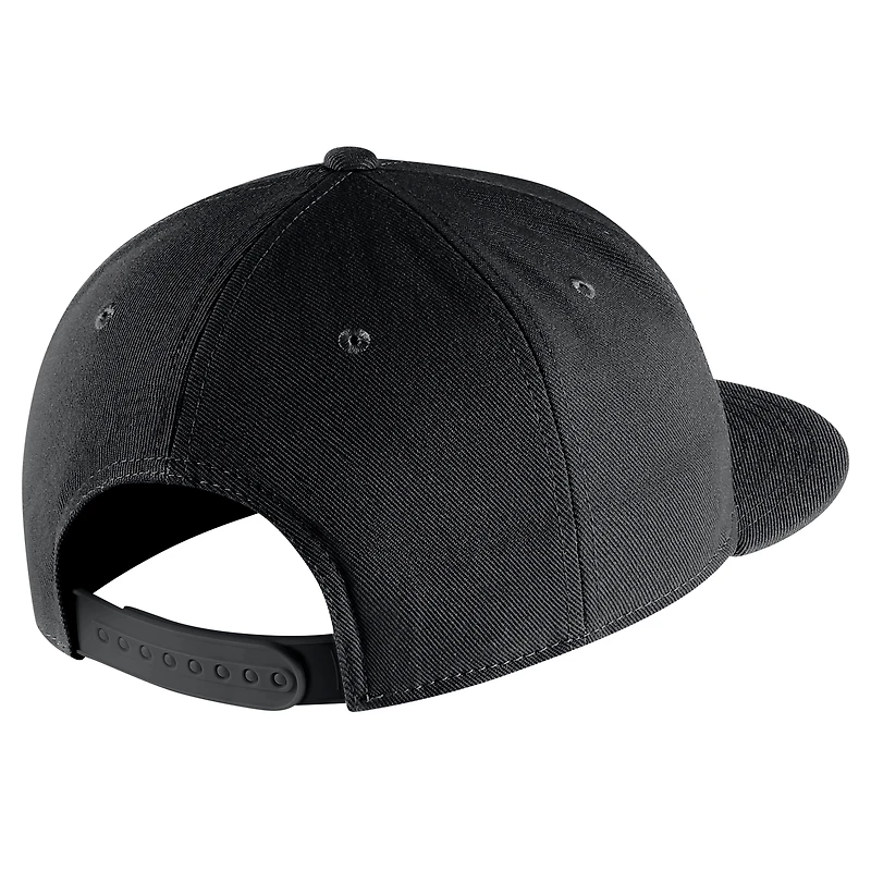 Men's Nike Black Canada Soccer Tonal Snapback Hat