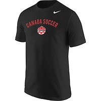 Men's Nike Black Canada Soccer Wordmark T-Shirt
