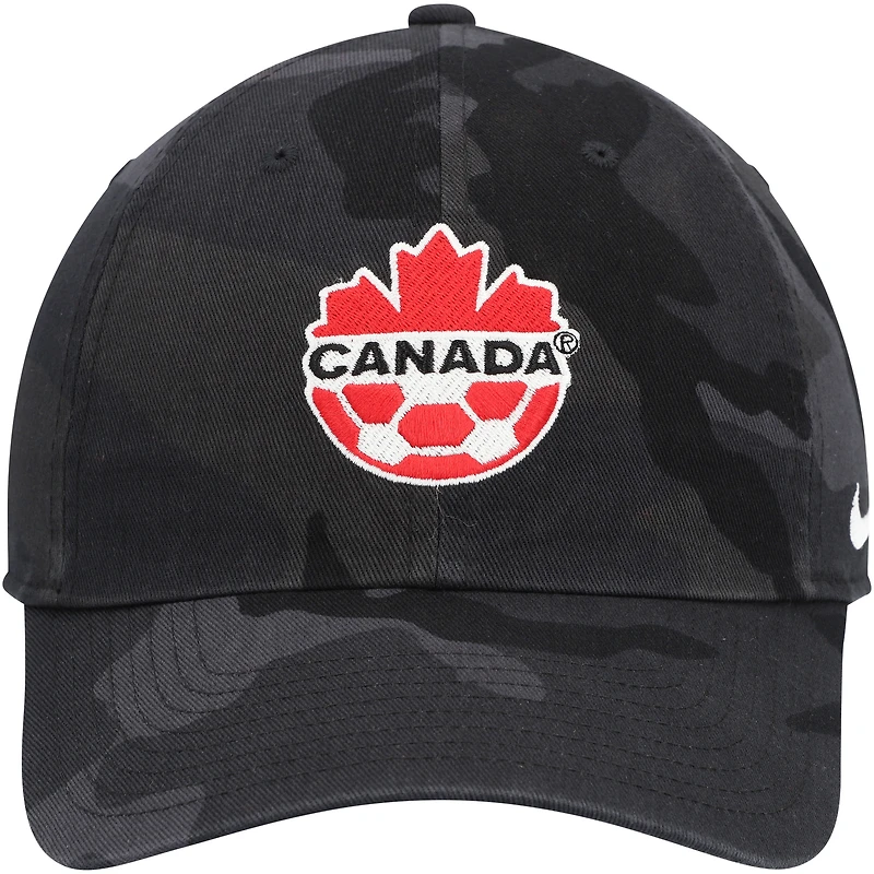 Casquette réglable Nike Camo Canada Soccer Campus pour hommes
