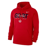 Men's Nike Christine Sinclair Red Canada Soccer GOAT Logo Club Fleece Pullover Hoodie
