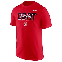 Men's Nike Christine Sinclair Red Canada Soccer GOAT Logo Core Player Name & Number T-Shirt