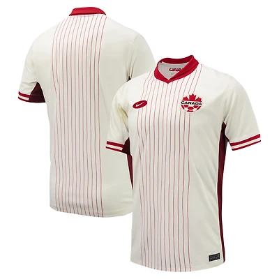 Men's Nike  Cream Canada Soccer 2024 Away Replica Jersey
