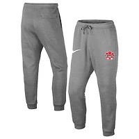 Men's Nike Gray Canada Soccer Club Fleece Jogger Pants
