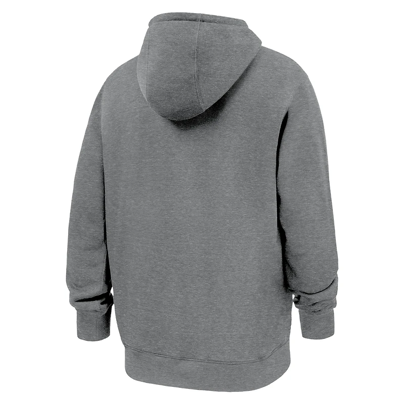 Men's Nike Heather Gray Canada Soccer Club Fleece Hoodie