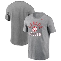 Men's Nike Heather Gray Canada Soccer Core T-Shirt