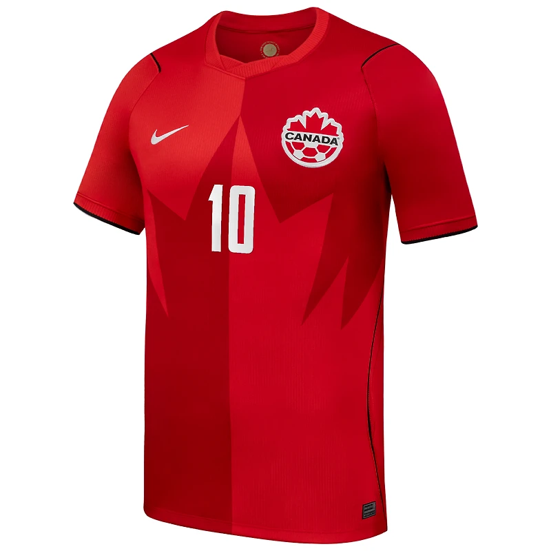 Men's Nike Jonathan David White Canada Soccer 2026 Third Stadium Replica Jersey